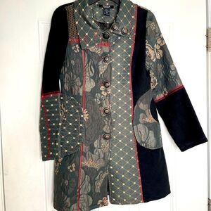 Moka Sport Patchwork Art to Wear Trench‎